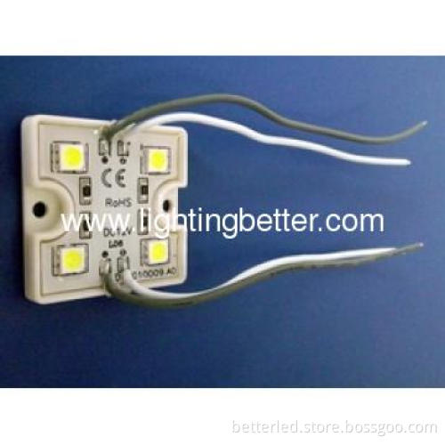 High quality waterproof Led module with 4leds/pce